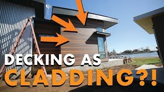 Can Composite Decking Be Used as Cladding  TimberTips [upl. by Esilrahc]