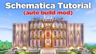 Auto Build Mod Installation  Tutorial Schematica 18  112 [upl. by Evelunn805]