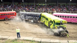 Demolition derby  BUS  Autobus Lachute 2019 [upl. by Doi]