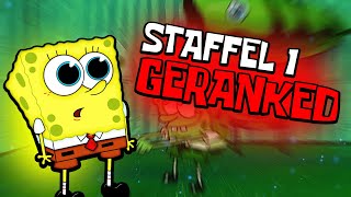 ICH RANKE ALLE FOLGEN AUS SPONGEBOB STAFFEL 1 [upl. by Rabka896]