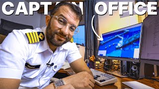 Ships Captain Desk Setup amp Office Tour [upl. by Aniuqaoj]