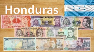 Conoce el dinero de Honduras  billetes que circulan actualmente en Honduras [upl. by Haberman173]