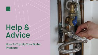 How To Top Up Your Boiler Pressure  QUICK Home Fix [upl. by Elsy]