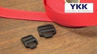 YKK® Adjustable Strap Buckle Demo [upl. by Pacien]