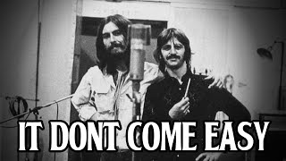 George Harrison amp Ringo Starr  It Dont Come Easy Duet [upl. by Ayo128]