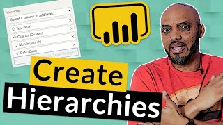 EASILY create a Hierarchy in Power BI Desktop [upl. by Mulac721]