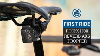 RockShox Reverb AXS  SRAM Unveils its New Wireless Dropper [upl. by Nosnirb586]