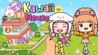 Miga World NEW UPDATE KAWAII🍉HOUSE DESIGN  Second floor DECORATIONS  Miga town tocaboca [upl. by Yeroc]