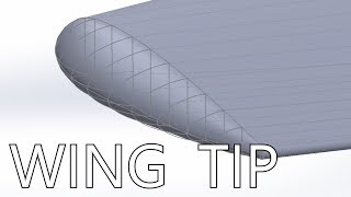 How to Model Wing Tips in SolidWorks  Aeolus [upl. by Attenauqa843]