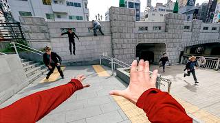 YAKUZA ESCAPE Japan Parkour POV Chase [upl. by Giarc]