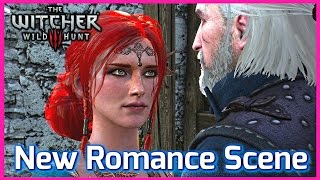 Witcher 3 ► NEW TRISS ROMANCE SCENE at Kaer Morhen Patch 110  The Broken Bed [upl. by Notyad802]