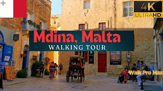 Walking Tour Mdina Silent City [upl. by Scholz404]