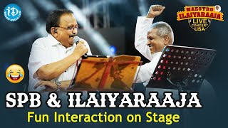 SP Balasubramanyam amp Ilayaraja  Rare moments on stage  Maestro Ilaiyaraajas Musical Concert [upl. by Ras]