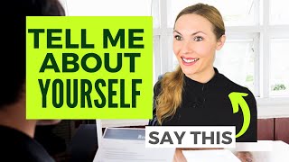 3 Steps to Answer Tell Me About Yourself  Example included [upl. by Elyse]