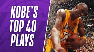 Kobe Bryants TOP 40 Plays of His NBA Career [upl. by Shewchuk]