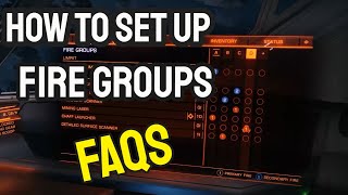 Elite Dangerous How To Set Up Fire Groups [upl. by Yesor408]