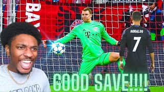 NBA Fan Reacts To 100 Brilliant Saves by Manuel Neuer [upl. by Pamelina]