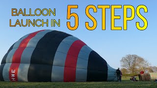 5 STEPS to a successful hot air balloon setup [upl. by Atelokin956]