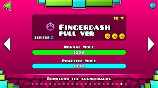 Geometry Dash  Fingerdash FULL VER All Coin  ♬ Partition [upl. by Schnorr]