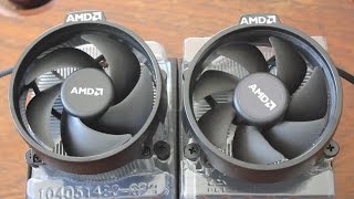 Ryzen Wraith Spire vs Wraith Stealth Cooler Showdown [upl. by Setarcos]