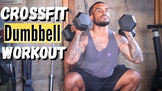 At Home CrossFit® Workout  15 Minute Dumbbell Workout [upl. by Iren]