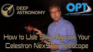 How to Use Sky Align On Your Celestron Nexstar Telescope [upl. by Rusticus]