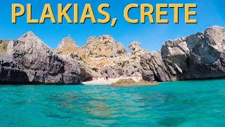 The BEST of PLAKIAS CRETE  Beautiful Crete Beaches [upl. by Evania]