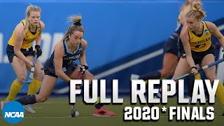 UNC vs Michigan 2020 NCAA field hockey championship  FULL REPLAY [upl. by Nanon]