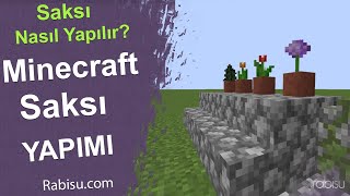 Minecraft Saksı Yapımı Nasıl Olur [upl. by Arutnev729]