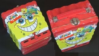 Kinder Surprise  SpongeBob Metal Lunchbox [upl. by Eatnad121]