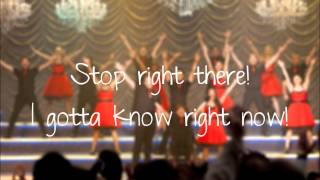 Glee  Paradise By The Dashboard Light Lyrics [upl. by Haily]