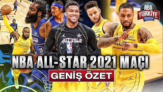 NBA ALL STAR 2021 MAÇI  GENİŞ ÖZET 7 Mart 2021 [upl. by Hermie]