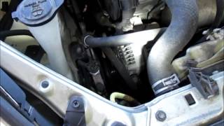 Toyota Sienna serpentine belt change [upl. by Labaw]