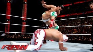 Sin Cara vs Alberto Del Rio Raw August 19 2013 [upl. by Derwin]