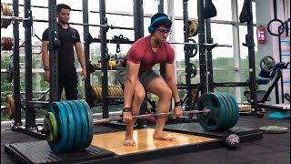 515lbs Deadlift PR amp Yoga [upl. by Enra514]