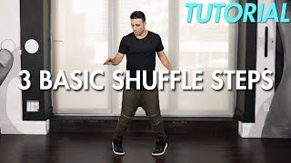 How to do 3 Basic Shuffle Steps Shuffle Dance Moves Tutorial  Mihran Kirakosian [upl. by Ahsram815]