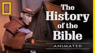 The History of the Bible Animated  National Geographic [upl. by Ricardama]