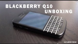 BlackBerry Q10 Unboxing amp Overview [upl. by Kcinimod]