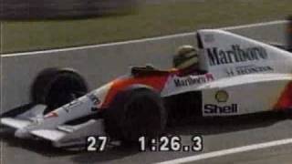 F1 Japan Ayrton Senna Pole Lap [upl. by Anthia]