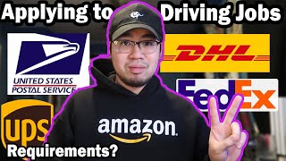 How To Get A Job As A Delivery Driver FedEx UPS Amazon [upl. by Candy]