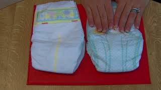 Pampers Baby Dry vs Pampers Premium Protection [upl. by Eluj37]