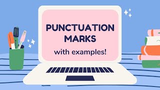 Punctuation Marks with examples [upl. by Nauj]