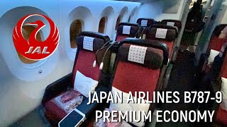 WORTH THE UPGRADE Japan Airlines B7879 Premium Economy Review [upl. by Jobye590]