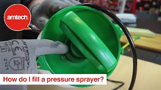 How Do I Fill My Amtech Pressure Sprayer [upl. by Brina]