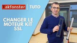 Comment réparer un volet roulant solaire Velux avec le kit SSL V22  ZOZ 221 S22 [upl. by Tildy]