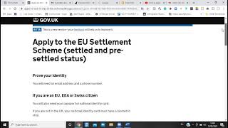 How to switch from Presettled to Settled status under the EU Settlement scheme [upl. by Sawyere]