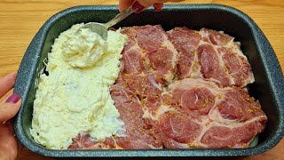 Unglaublich leckeres Rezept für Fleisch im Ofen Tolles Abendessen in 10 Minuten  111🔝❗❗ [upl. by Misa]