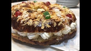 Roscón de Reyes en Monsieur Cuisine Connect ¡El más tierno Con prefermento [upl. by Yelhs]