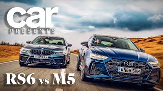 Audi RS6 vs BMW M5 Competition  TwinTest [upl. by Isolde337]