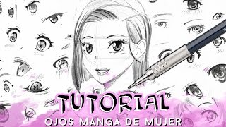 COMO DIBUJAR OJOS ANIME MANGA PASO A PASO MUJER  Why So Gurin [upl. by Service]